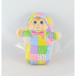 Doudou poupée rose papillon chapeau PLAYSKOOL