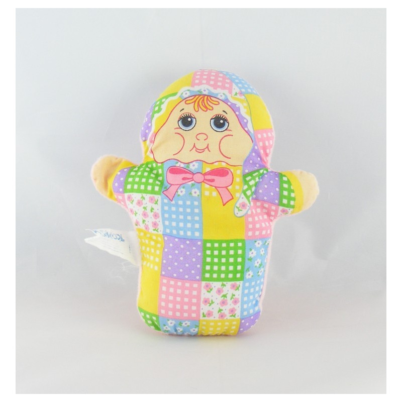 Doudou poupée rose papillon chapeau PLAYSKOOL