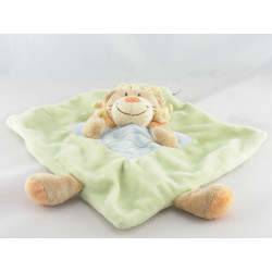 Doudou lion vert bleu NICOTOY