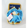 Doudou plat phoque otarie bleu rose marron pois NOUNOURS