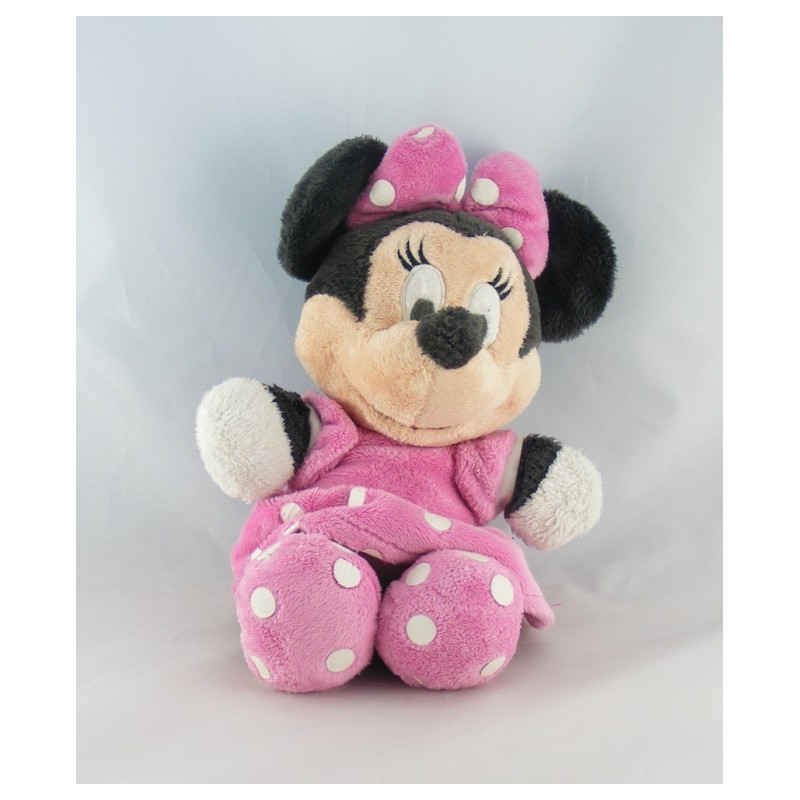 Peluche Minnie robe rose à pois DISNEY NICOTOY