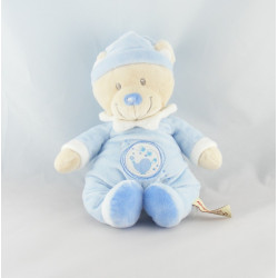 Doudou ours bleu oiseau étoile NICOTOY NEUF