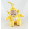 Doudou peluche TELETUBBIES jaune Laa-laa lala miroir TOMY