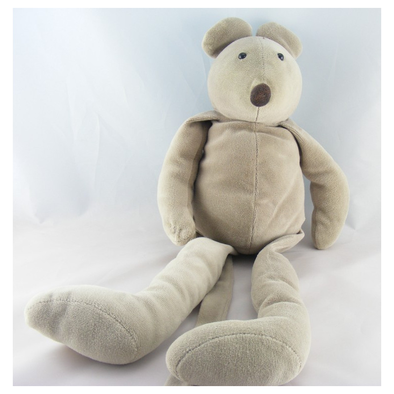 Doudou souris grise Grande famille MOULIN ROTY
