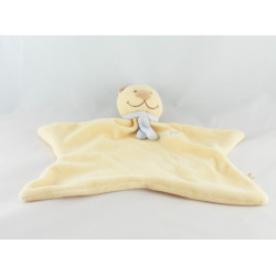 Doudou ours beige écru jaune Tonton NOUKIE'S