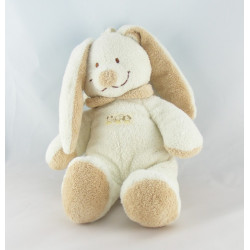 Doudou lapin blanc beige NICOTOY
