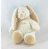 Doudou lapin blanc beige NICOTOY