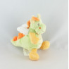 Mini Doudou dragon vert jaune porte clef NICOTOY