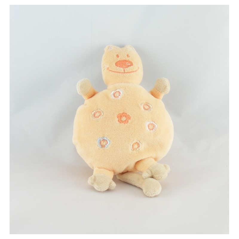 Doudou semi plat chat rose AUCHAN