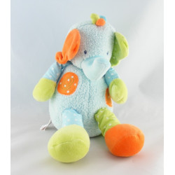 Doudou musical éléphant bleu BABYSUN