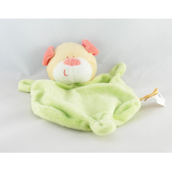 Doudou plat ours bleu vert copain calin KIMBALOO