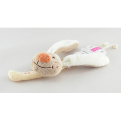 Doudou hochet anneau lapin Pol et Jade NATTOU