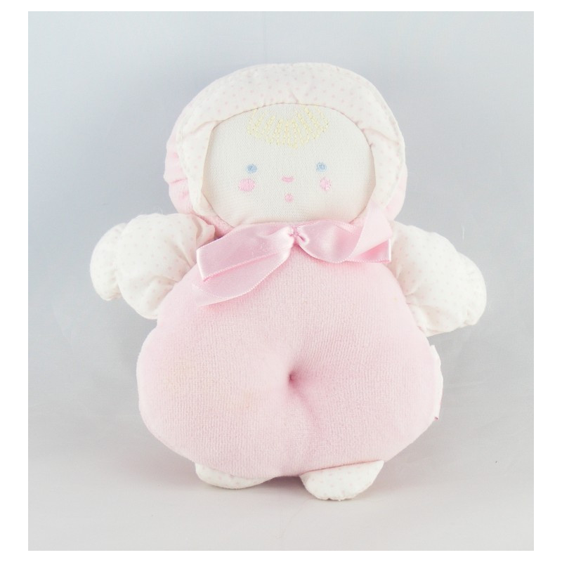 Doudou hochet lutin bébé bleu rose BABI COROLLE 