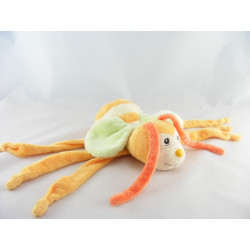 Doudou ours boule ecru vert NOUNOURS