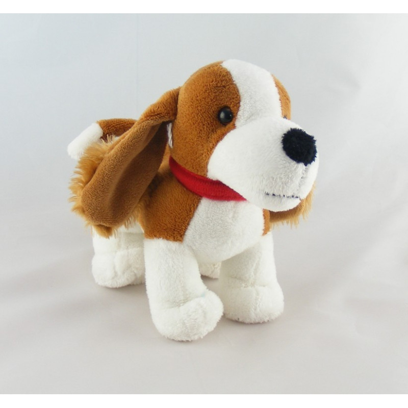 Doudou chien blanc bleu NICOTOY