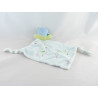Doudou plat hibou rose blanc SUCRE D'ORGE