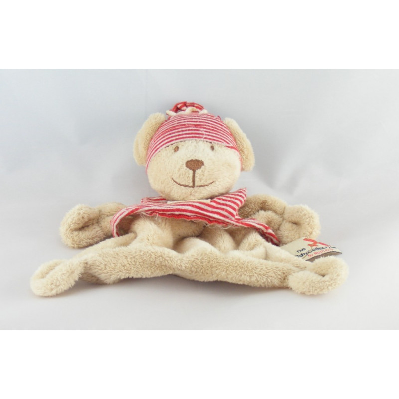 Doudou plat souris Beige NICOTOY