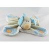 Doudou plat chien Bo beige bleu NATTOU 