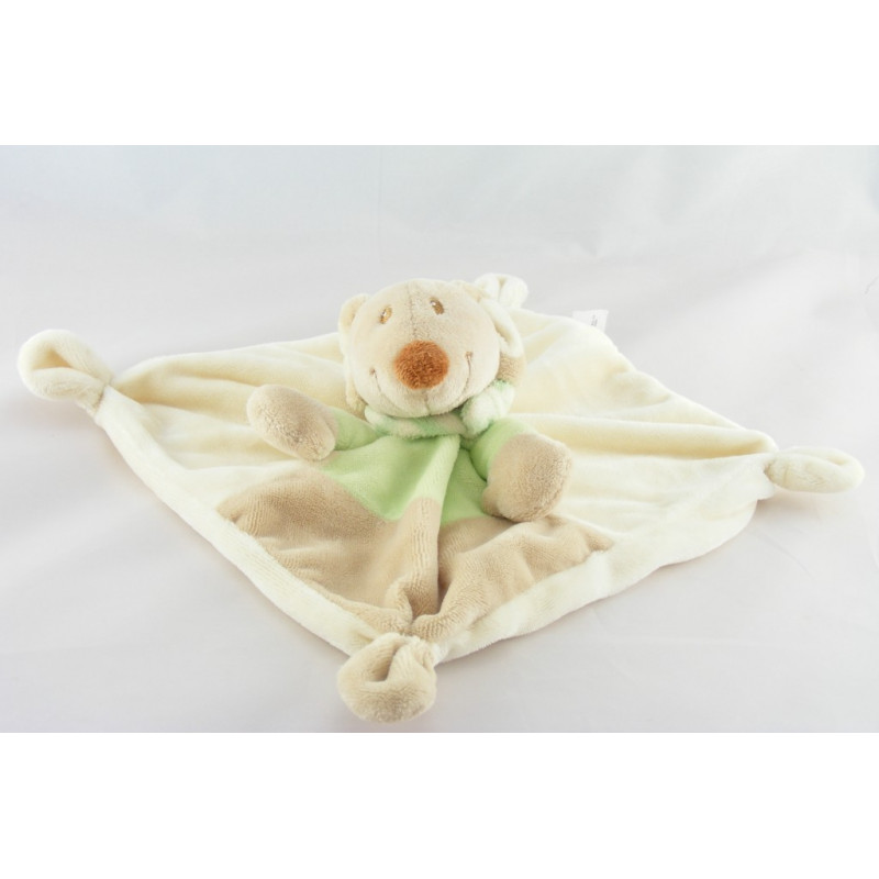 Doudou plat souris Beige NICOTOY
