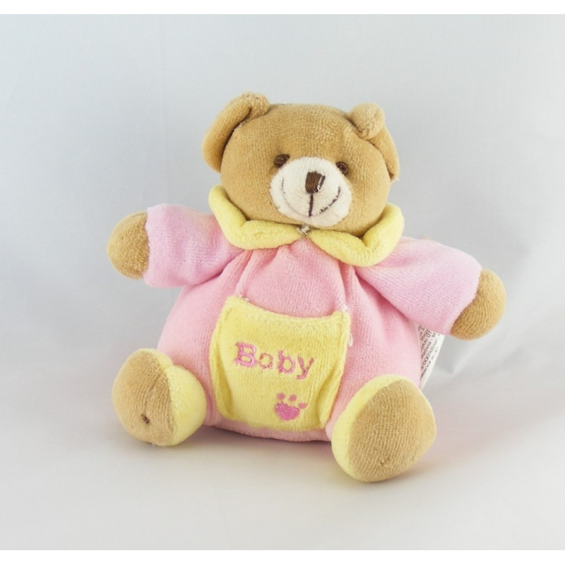 Doudou ours bleu AUCHAN