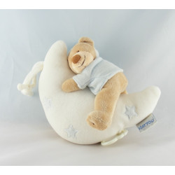 Doudou musical ours sur lune NATTOU