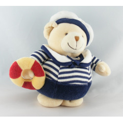 Doudou ours marin bleu marine JOLLYBABY 17 cm