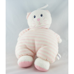 Doudou ours pyjama rose rayures luminou JEMINI