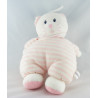 Doudou ours pyjama rose rayures luminou JEMINI