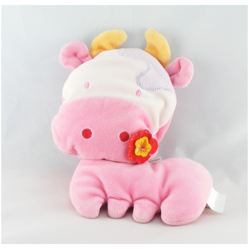 Doudou Poupée rose hochet Corolle