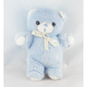 Doudou Peluche ours bleu BOULGOM 