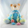 Grand Doudou ours brun pyjama bleu Noa Baby Bears NATTOU