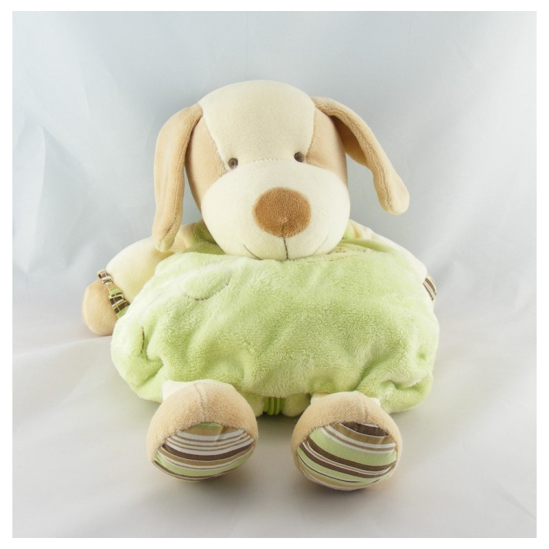 Doudou et compagnie chien vert copain Z'amigolos