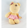 Doudou ours jupe rose à pois FISHER PRICE