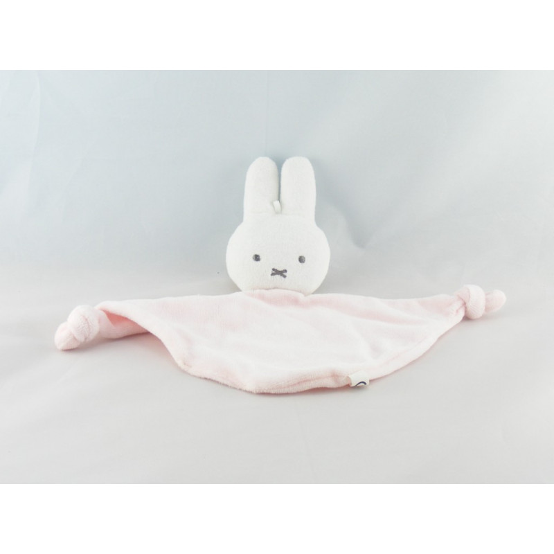 Doudou plat rose lapin Musti HELLO KITTY