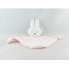 Doudou plat rose lapin Musti HELLO KITTY