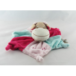 Doudou plat étoile vache MeuH rose bleu BABY NAT NEUF