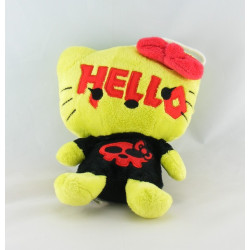 Peluche chat HELLO KITTY salopette bleu SANRIO LICENSE 