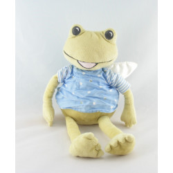 Doudou plat grenouille vert bandanas IKEA