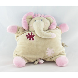 Doudou semi plat ours vert bleu rouge PREMAMAN