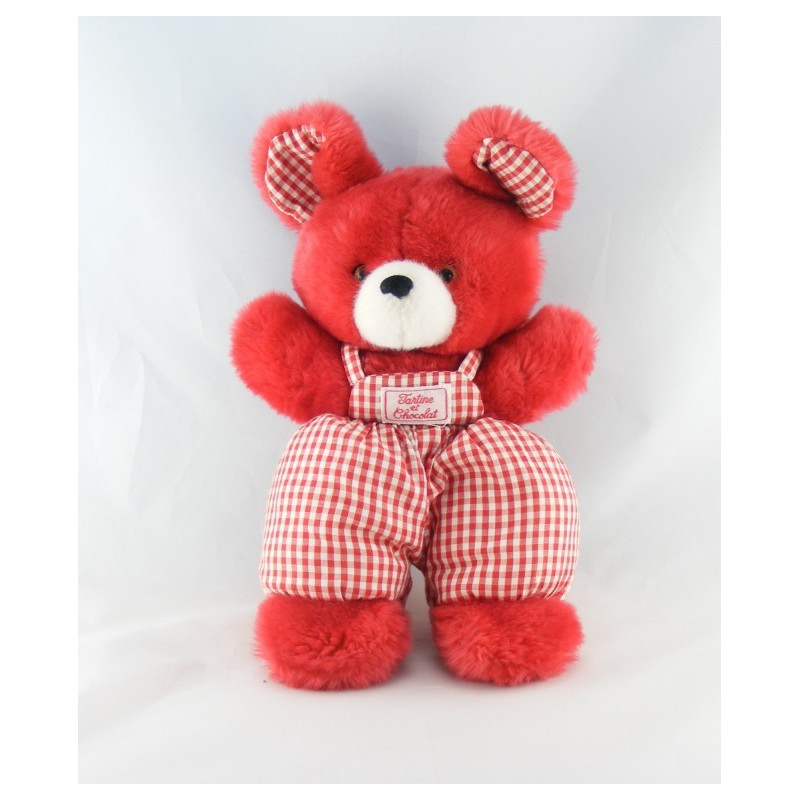 Doudou souris blanche rayé rose TARTINE ET CHOCOLAT