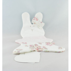 Doudou plat lapin vert c'est parti PETIT BATEAU 