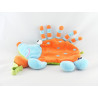 Doudou plat bleu vague crabe tortue SCRATCH