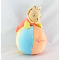 Doudou culbuto multicolore lapin coccinelle KALOO