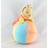 Doudou culbuto multicolore lapin coccinelle KALOO