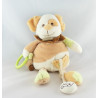 Doudou activités chien Choco beige vert cocard BABY NAT