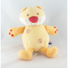 Doudou chat orange nez rouge SUCRE D'ORGE