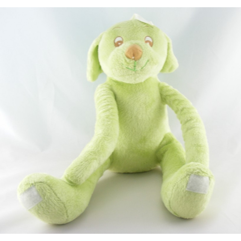 Doudou plat chien bleu KING BEAR