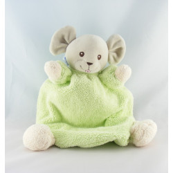 Doudou semi plat lapin orange NOUNOURS