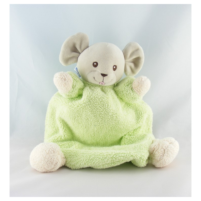 Doudou semi plat lapin orange NOUNOURS