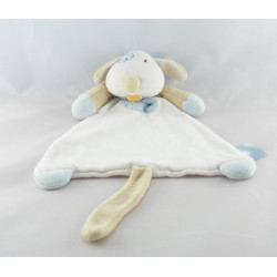 Doudou plat chien bleu KING BEAR